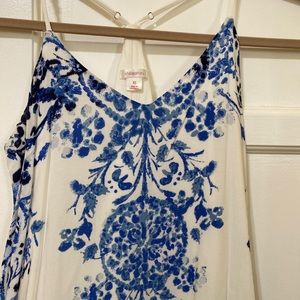 Xhilaration royal blue racer back styles dress.